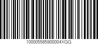 Código de barras (EAN, GTIN, SKU, ISBN): '100005585900004XGG'