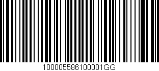 Código de barras (EAN, GTIN, SKU, ISBN): '100005586100001GG'