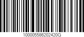 Código de barras (EAN, GTIN, SKU, ISBN): '100005586202420G'