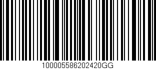 Código de barras (EAN, GTIN, SKU, ISBN): '100005586202420GG'