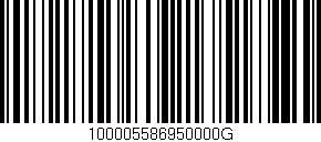 Código de barras (EAN, GTIN, SKU, ISBN): '100005586950000G'