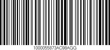 Código de barras (EAN, GTIN, SKU, ISBN): '1000055873AC98AGG'