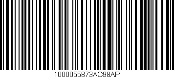 Código de barras (EAN, GTIN, SKU, ISBN): '1000055873AC98AP'