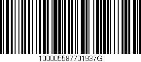 Código de barras (EAN, GTIN, SKU, ISBN): '100005587701937G'
