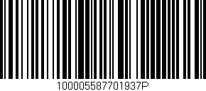 Código de barras (EAN, GTIN, SKU, ISBN): '100005587701937P'