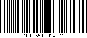 Código de barras (EAN, GTIN, SKU, ISBN): '100005589702420G'
