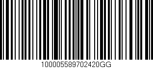 Código de barras (EAN, GTIN, SKU, ISBN): '100005589702420GG'
