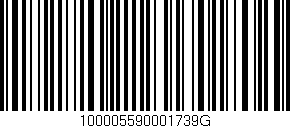 Código de barras (EAN, GTIN, SKU, ISBN): '100005590001739G'