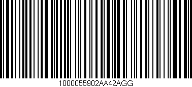 Código de barras (EAN, GTIN, SKU, ISBN): '1000055902AA42AGG'
