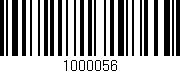 Código de barras (EAN, GTIN, SKU, ISBN): '1000056'