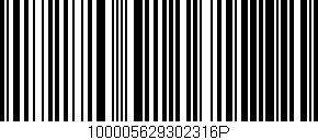 Código de barras (EAN, GTIN, SKU, ISBN): '100005629302316P'