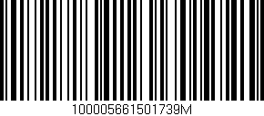 Código de barras (EAN, GTIN, SKU, ISBN): '100005661501739M'