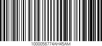 Código de barras (EAN, GTIN, SKU, ISBN): '1000056774AH45AM'