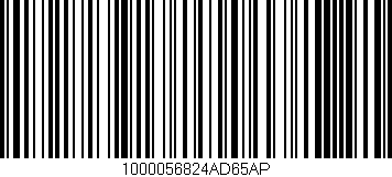 Código de barras (EAN, GTIN, SKU, ISBN): '1000056824AD65AP'