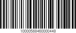 Código de barras (EAN, GTIN, SKU, ISBN): '10000568460000448'