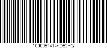 Código de barras (EAN, GTIN, SKU, ISBN): '1000057414AD52AG'