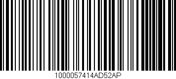 Código de barras (EAN, GTIN, SKU, ISBN): '1000057414AD52AP'
