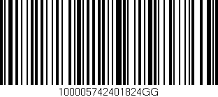 Código de barras (EAN, GTIN, SKU, ISBN): '100005742401824GG'