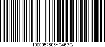 Código de barras (EAN, GTIN, SKU, ISBN): '1000057505AC46BG'