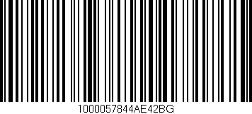 Código de barras (EAN, GTIN, SKU, ISBN): '1000057844AE42BG'