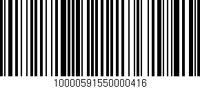 Código de barras (EAN, GTIN, SKU, ISBN): '10000591550000416'