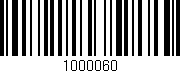 Código de barras (EAN, GTIN, SKU, ISBN): '1000060'