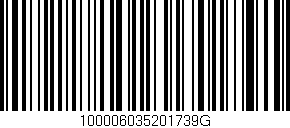 Código de barras (EAN, GTIN, SKU, ISBN): '100006035201739G'