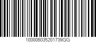 Código de barras (EAN, GTIN, SKU, ISBN): '100006035201739GG'