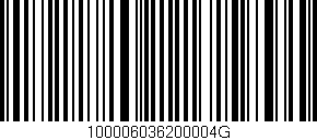 Código de barras (EAN, GTIN, SKU, ISBN): '100006036200004G'