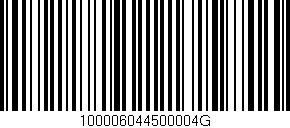 Código de barras (EAN, GTIN, SKU, ISBN): '100006044500004G'