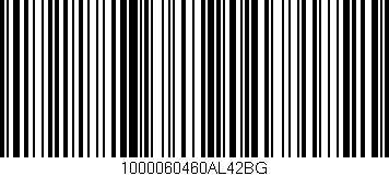 Código de barras (EAN, GTIN, SKU, ISBN): '1000060460AL42BG'