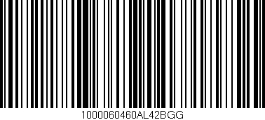 Código de barras (EAN, GTIN, SKU, ISBN): '1000060460AL42BGG'