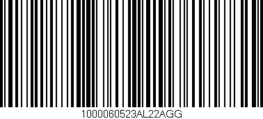 Código de barras (EAN, GTIN, SKU, ISBN): '1000060523AL22AGG'