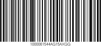 Código de barras (EAN, GTIN, SKU, ISBN): '1000061544AG15AXGG'