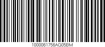 Código de barras (EAN, GTIN, SKU, ISBN): '1000061756AG05BM'