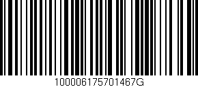 Código de barras (EAN, GTIN, SKU, ISBN): '100006175701467G'