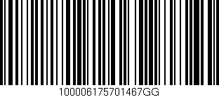 Código de barras (EAN, GTIN, SKU, ISBN): '100006175701467GG'