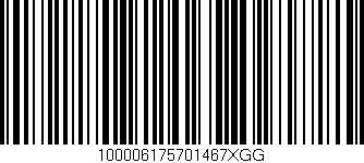 Código de barras (EAN, GTIN, SKU, ISBN): '100006175701467XGG'