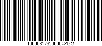 Código de barras (EAN, GTIN, SKU, ISBN): '100006176200004XGG'