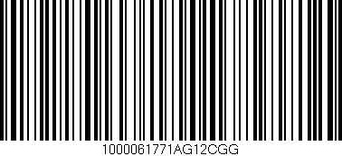 Código de barras (EAN, GTIN, SKU, ISBN): '1000061771AG12CGG'