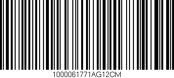 Código de barras (EAN, GTIN, SKU, ISBN): '1000061771AG12CM'