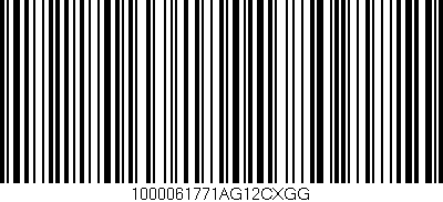 Código de barras (EAN, GTIN, SKU, ISBN): '1000061771AG12CXGG'