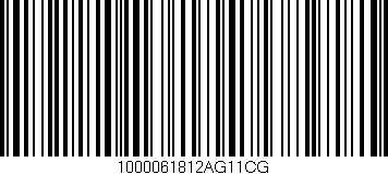 Código de barras (EAN, GTIN, SKU, ISBN): '1000061812AG11CG'