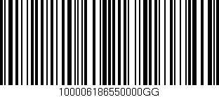 Código de barras (EAN, GTIN, SKU, ISBN): '100006186550000GG'