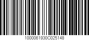 Código de barras (EAN, GTIN, SKU, ISBN): '1000061930C025148'