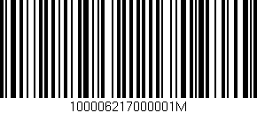 Código de barras (EAN, GTIN, SKU, ISBN): '100006217000001M'