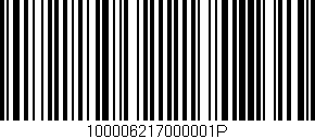 Código de barras (EAN, GTIN, SKU, ISBN): '100006217000001P'