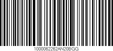 Código de barras (EAN, GTIN, SKU, ISBN): '1000062262AN20BGG'