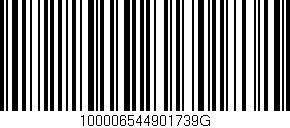 Código de barras (EAN, GTIN, SKU, ISBN): '100006544901739G'