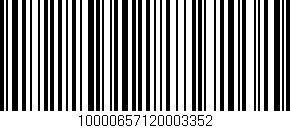 Código de barras (EAN, GTIN, SKU, ISBN): '10000657120003352'